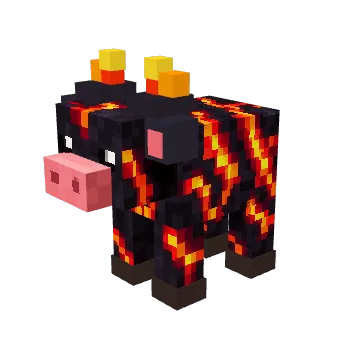 Magma, a legend voxel cow from Moonch.io