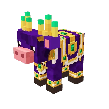 Royal Gold, a legend voxel cow from Moonch.io