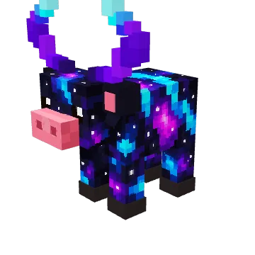 Cosmic Void, a legend voxel cow from Moonch.io